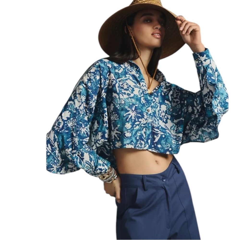 Anthropologie Pilcro Batwing Blouse Size Small